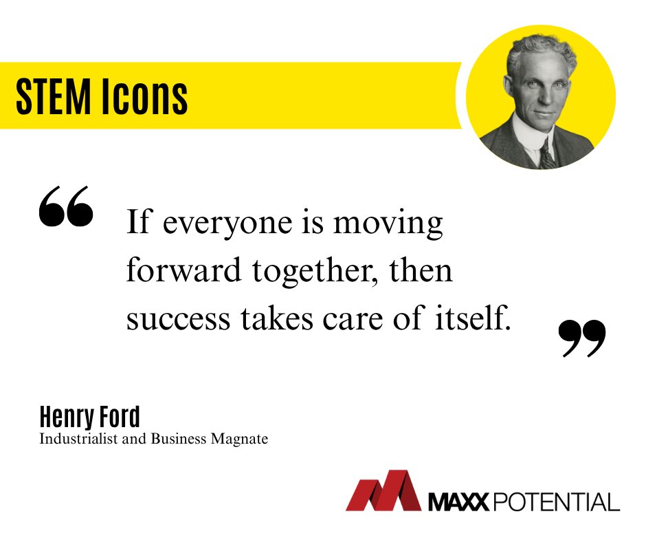 Happy Birthday to Henry Ford, industrialist and business magnate. He is best known as the founder of the Ford Motor Company and chief developer of the assembly line technique of mass production. #STEM #STEMicon 

Photo credit: Wikipedia