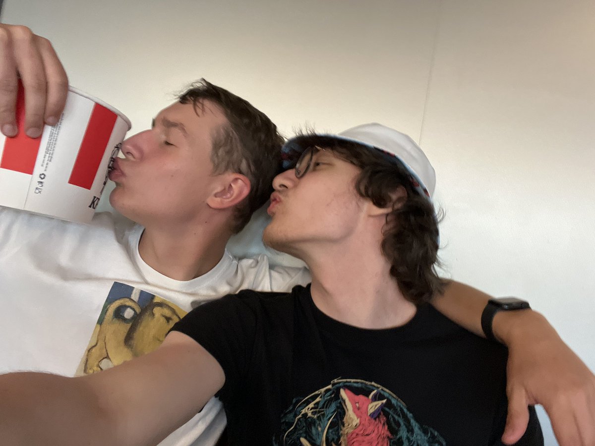 Me and hb (homeboy) (husband) eating at kfc
#COE2025