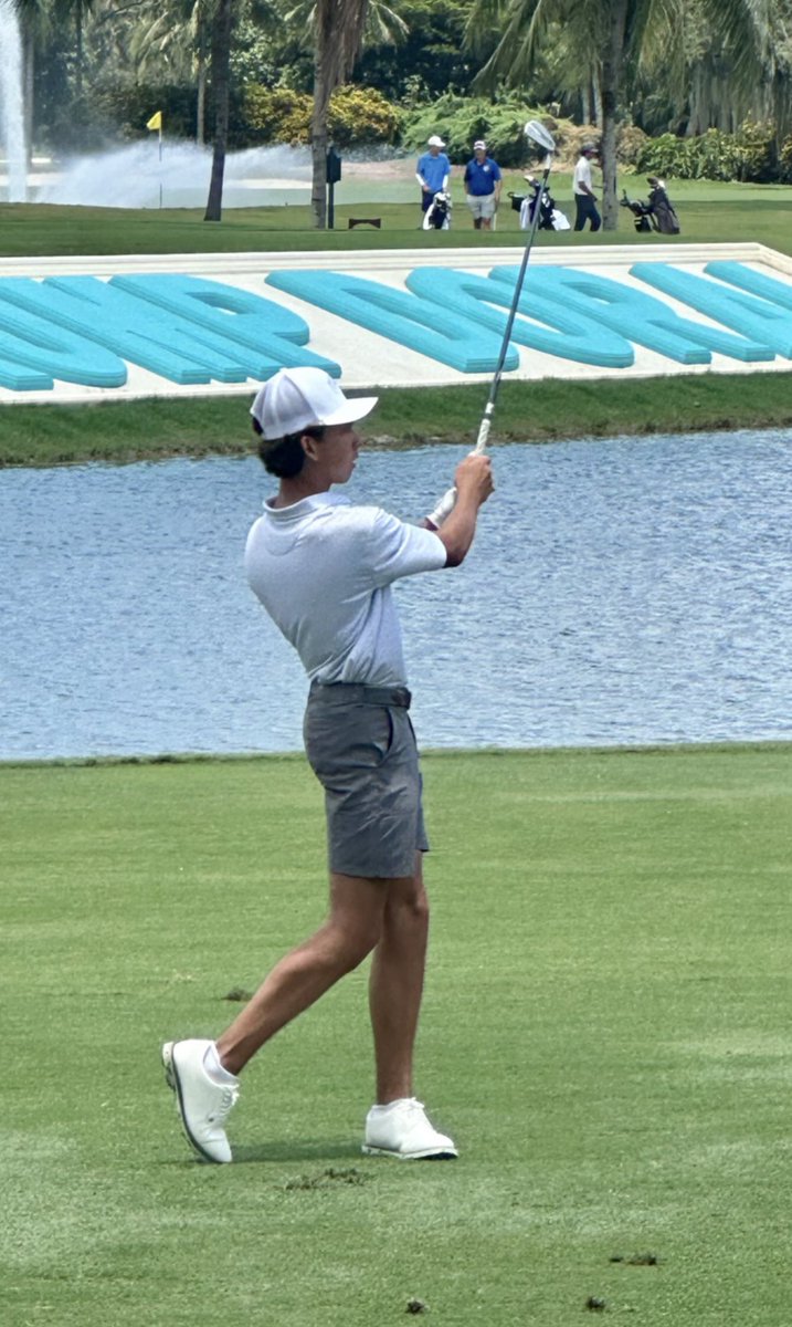 Congratulations to ChamiBoy All-State golfer Caden Fehr for finishing T7 at the Optimist Intl Championship at Trump National Doral Resort in Miami, FL. Caden’s scores (74, 71, 73), against 164 participants, put him only 6 shots off the pace. Kudos!