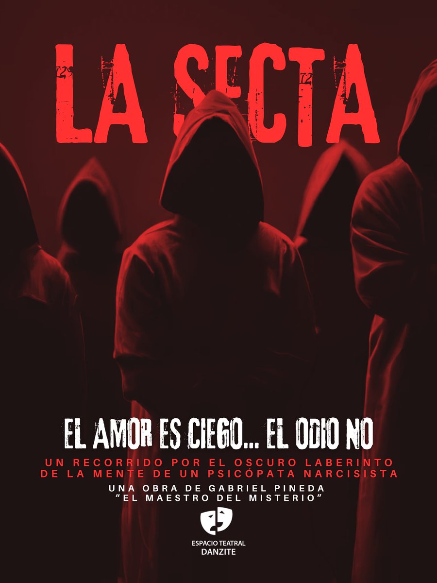 Llega la nueva puesta en escena del Maestrodel Misterio, Gabriel Pineda. Inquietante y oscura
danzite.com.mx/la-secta
<a href="/CarteleraCDMX/">Cartelera Teatral CDMX</a>
<a href="/CulturaEnMexico/">Cultura en México 🇲🇽</a>
<a href="/teatroculturamx/">Teatro y Cultura CDMX</a>
<a href="/seropodcast/">SERO podcast</a>
<a href="/vidasycolores/">Vidas y Colores</a>
<a href="/papapandatv/">Papá Panda TV</a>
<a href="/alasbutacas/">Teatromanía</a> 
<a href="/venalteatroMX/">Ven Al Teatro MX 🎭</a> 
<a href="/VamosAlTeatr0/">Vamos Al Teatro</a>