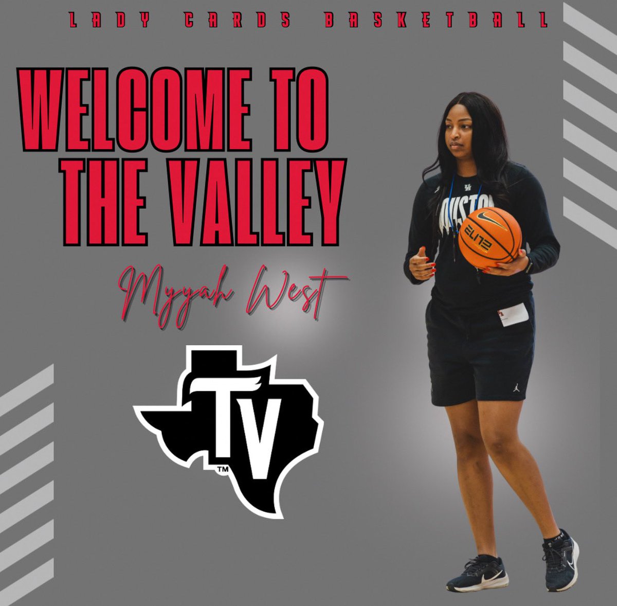 Coach West brings a dynamic presence and wealth of experience as a player and a coach. We are confident she’ll be a strong influence in helping our athletes reach their full potential. Welcome to The Valley!
💪🏾❤️🖤