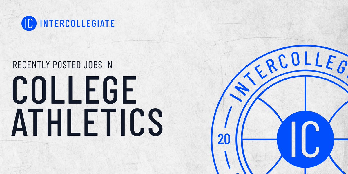 🚨 JUST POSTED 🚨

‼️ 151 new jobs have been added to Intercollegiate TODAY alone! Let's highlight some of those in the replies below ⤵️

View all jobs here ➡️ tinyurl.com/IChomepage