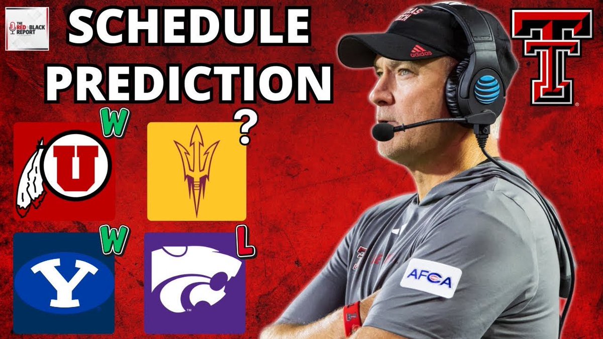 🔴 Texas Tech Football Record Prediction ⚫️

The Red Raiders have high expectations for the 2025 season… could they win the Big 12? 

📺: youtu.be/j6i7mrVM4bU?si…