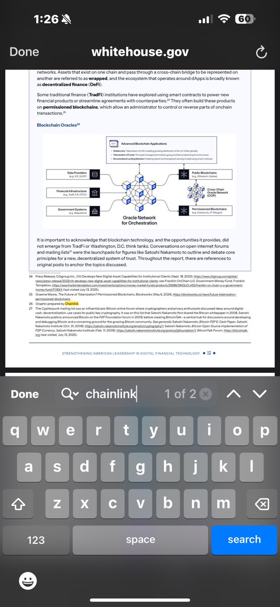 CatfishFishy's tweet photo. @DeItaone Everything will be built on Chainlink: https://t.co/7MQBWZmvqk