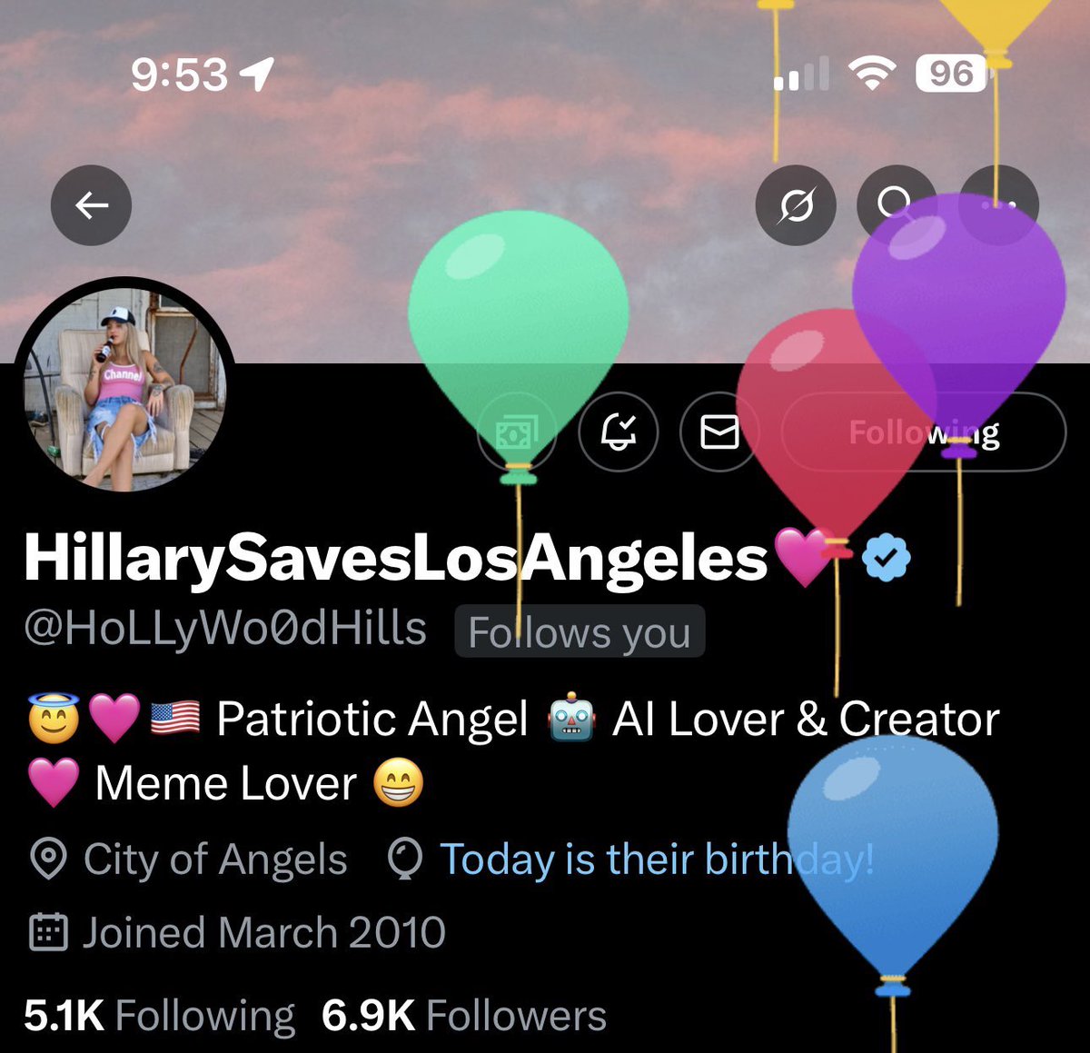 Sally (@talkwithsally) on Twitter photo Happy Birthday <a href="/HoLLyWo0dHills/">HillarySavesLosAngeles🩷</a>
Everyone go to her page and wish her a happy birthday!🎉 Happy Birthday <a href="/HoLLyWo0dHills/">HillarySavesLosAngeles🩷</a>
Everyone go to her page and wish her a happy birthday!🎉