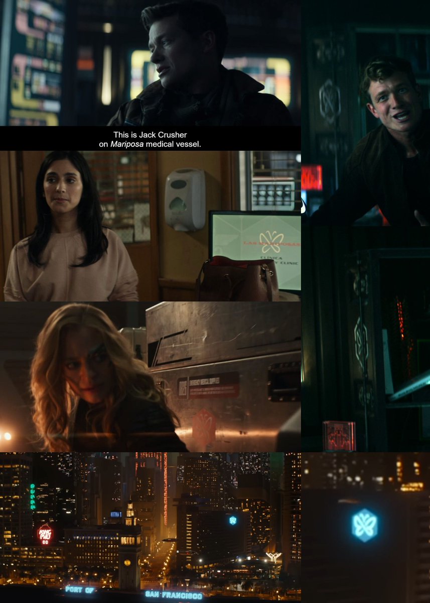 It seems the Mariposa Medical Group, established in the 21st century (#StarTrekPicard's "Two of One"⬅️) and still working in the early 25th century ("The Stargazer" 3rd row, "Disengage"↖️➡️) is also still around in the 32nd century, as seen in San Francisco in the