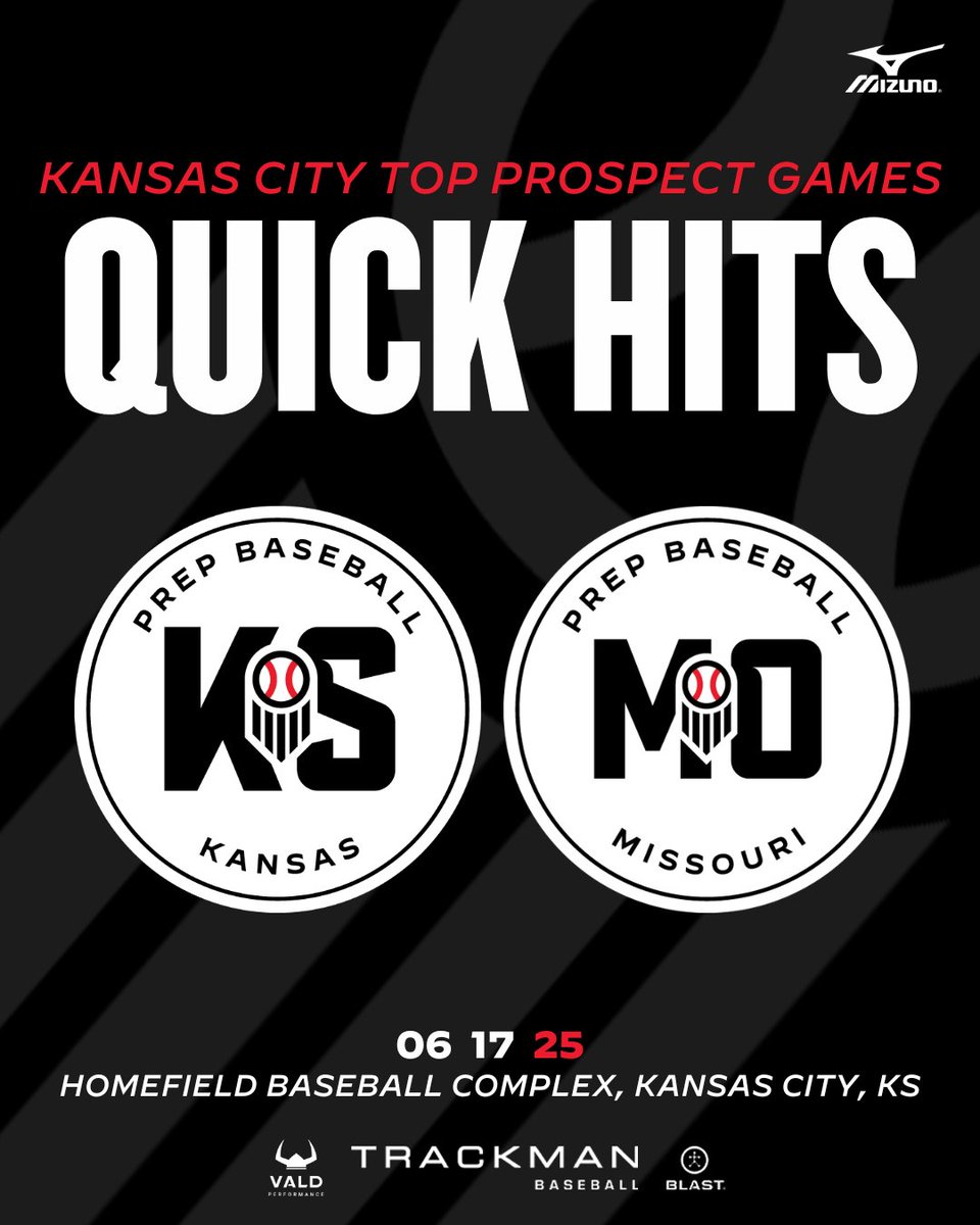 Prep Baseball Kansas (@prepbaseballks) on Twitter photo ๐๐๐ฃ๐จ๐๐จ ๐พ๐๐ฉ๐ฎ ๐๐ค๐ฅ ๐๐ง๐ค๐จ๐ฅ๐๐๐ฉ ๐๐๐ข๐๐จ: ๐๐ช๐๐๐ ๐๐๐ฉ๐จ
Takeaways from the Kansas City Top Prospect Games held June 17th in Kansas City, KS.
Scout notes on a 1๏ธโฃ5๏ธโฃ+ name-to-know players, found here. ๐
๐: loom.ly/BVZpAEg // #KCTPG25 ๐๐๐ฃ๐จ๐๐จ ๐พ๐๐ฉ๐ฎ ๐๐ค๐ฅ ๐๐ง๐ค๐จ๐ฅ๐๐๐ฉ ๐๐๐ข๐๐จ: ๐๐ช๐๐๐ ๐๐๐ฉ๐จ
Takeaways from the Kansas City Top Prospect Games held June 17th in Kansas City, KS.
Scout notes on a 1๏ธโฃ5๏ธโฃ+ name-to-know players, found here. ๐
๐: loom.ly/BVZpAEg // #KCTPG25