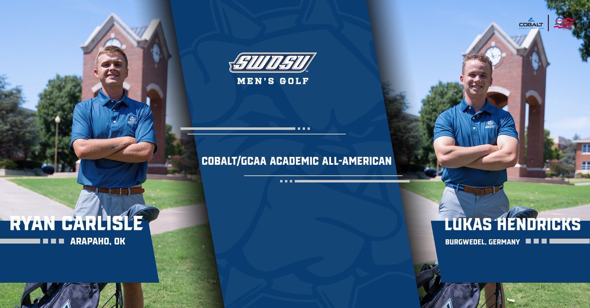 🚨Academic All-American🚨

Congratulations to Ryan Carlisle and Lukas Hendricks on being named Cobalt/GCAA Academic All-Americans.  We are proud of everything you do on both the golf course and the classroom!!