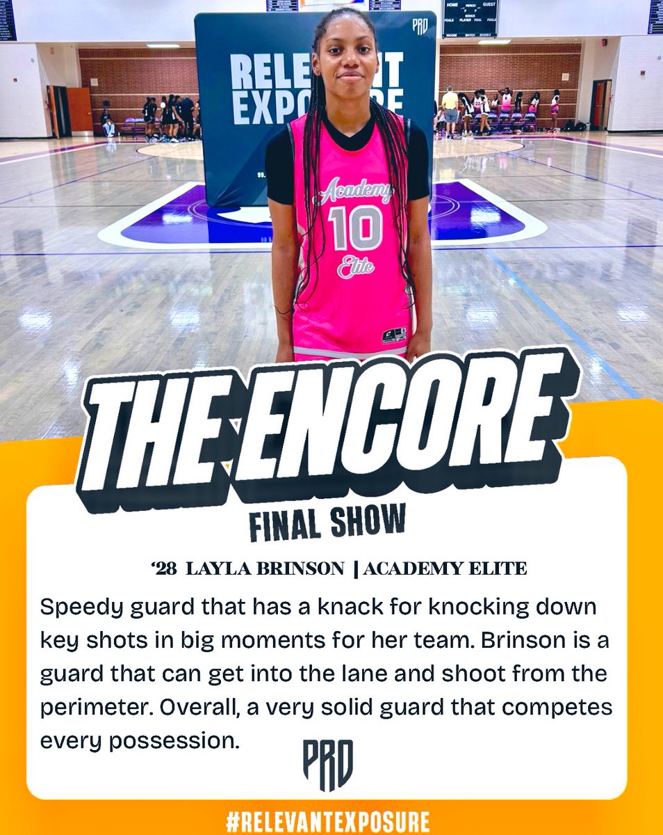 🏀The Encore “Final Show” 

📝THE BREAKDOWN

The Final Stop For AAU Programs💯

#AgainstAllOdds
#RelevantExposure