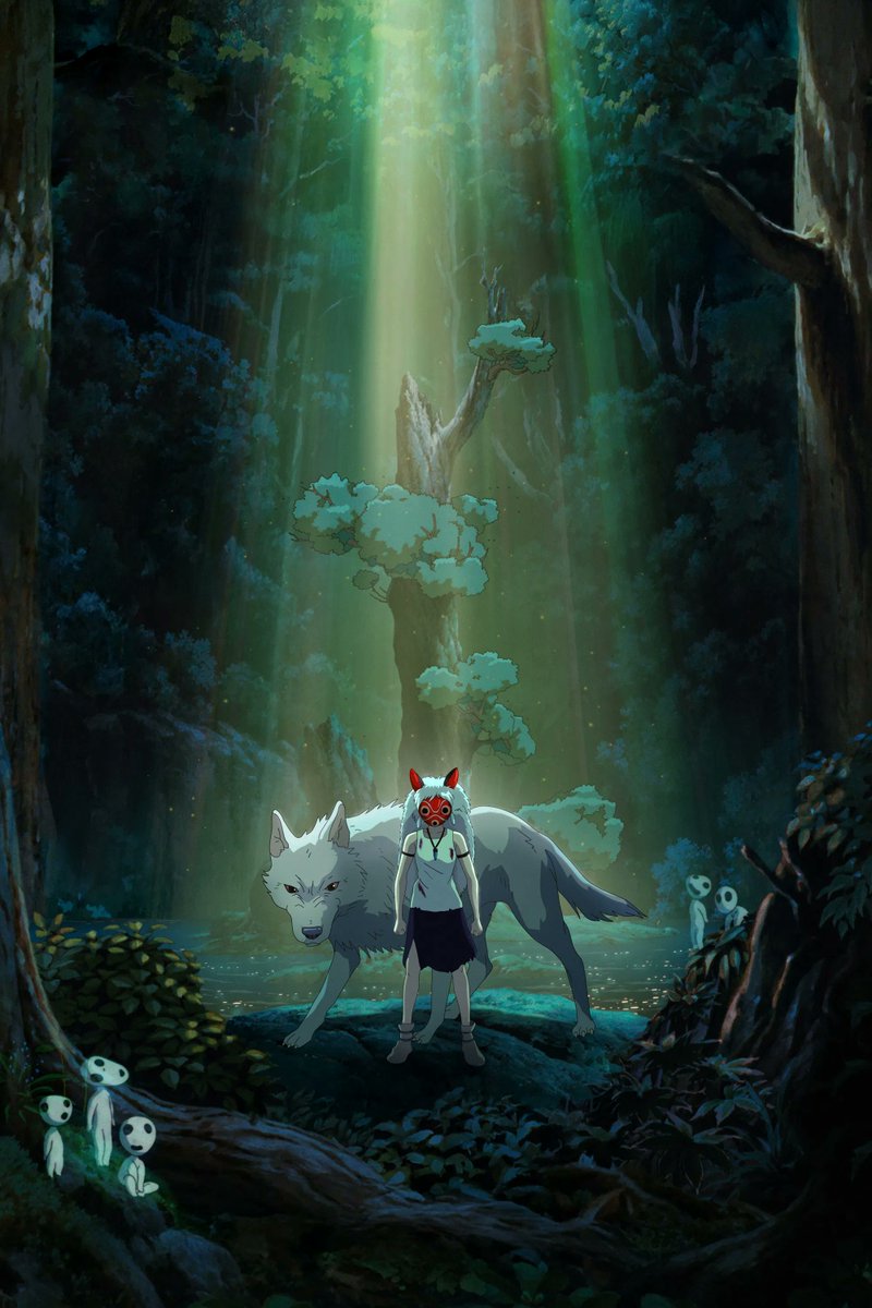 ‘Princesa Mononoke’ será relançado em 4K (IMAX) no Brasil dia 21 de agosto.
