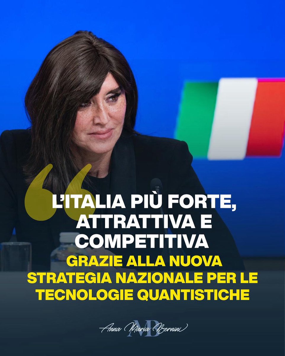 La Strategia nazionale per le tecnologie quantistiche, frutto del lavoro portato avanti dal Ministero dell’Università e della Ricerca - in sinergia con il mondo scientifico e istituzionale - renderà l’Italia più forte, più attrattiva e più competitiva a livello internazionale.