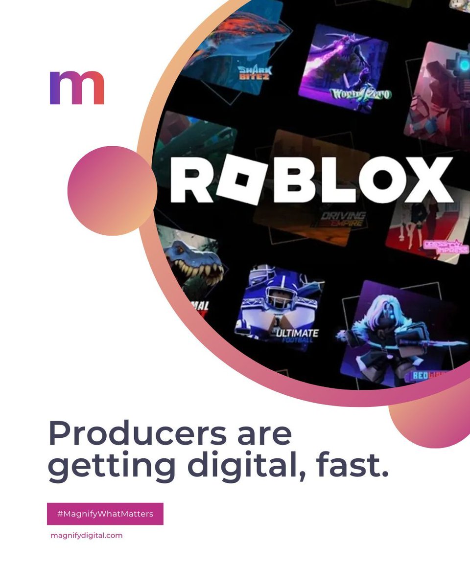 🎬 Canadian producers are going digital, fast.
Roblox, TikTok, and YouTube are fueling massive audience growth:
• Macy Roblox: 178M impressions
• Kamikazes!: 15M+ views
• Blue Ant: 14 channelsDigital = essential.
#DigitalStrategy #Producers #AudienceGrowth