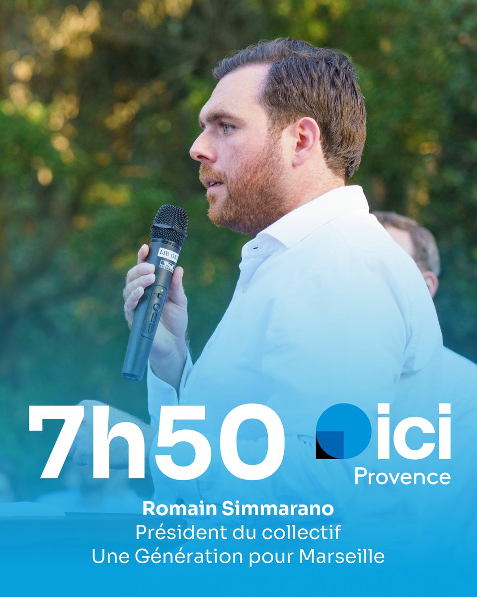 Demain matin, <a href="/RomainSimmarano/">Romain Simmarano 🎗️</a>, président du collectif, sera au micro d’<a href="/ici_provence/">ici Provence</a> à 7h50 !

Au programme : après les images terribles à la Busserine, quelles solutions face à l’insécurité à Marseille ?

À demain 👋