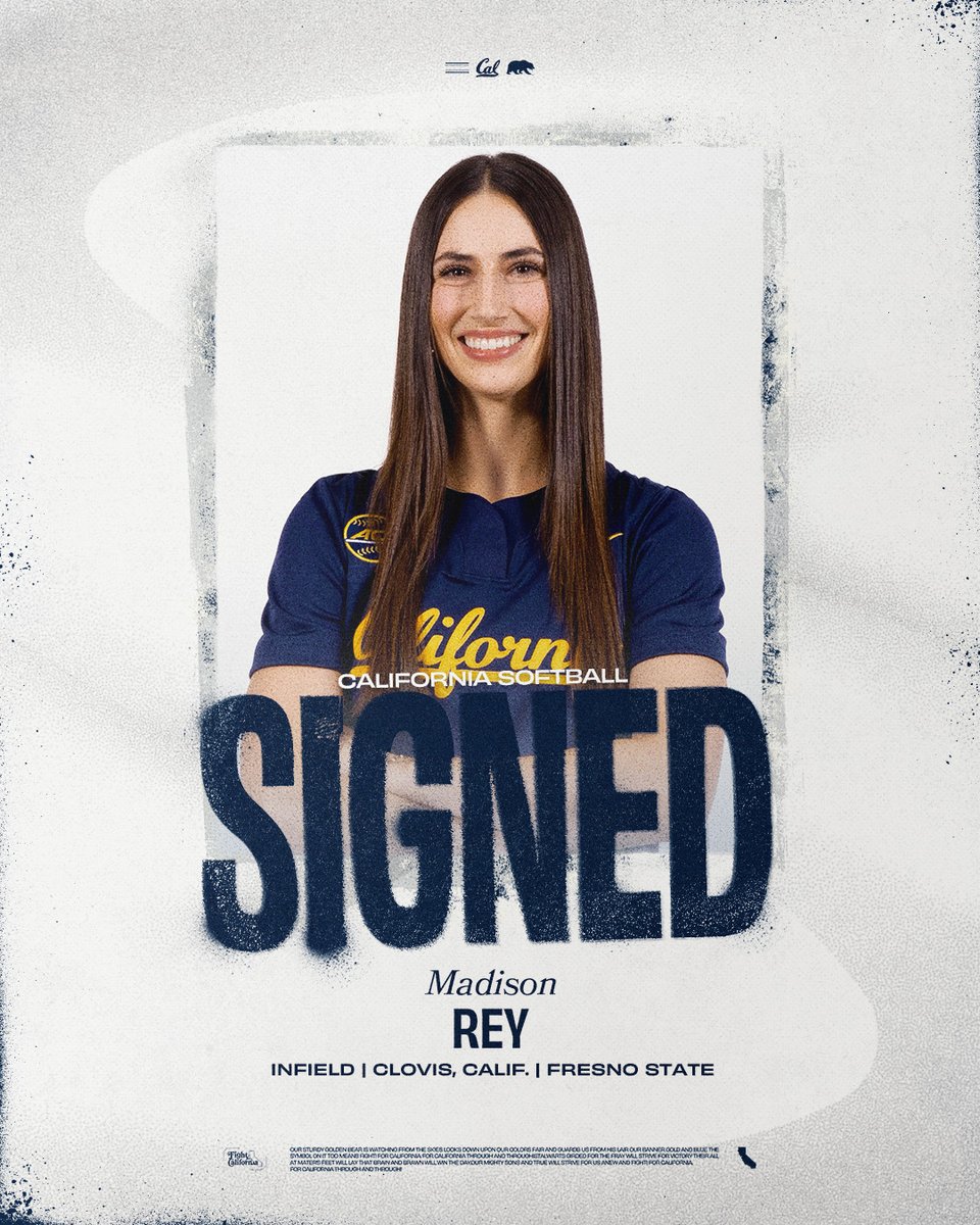 Welcome to Berkeley, Madison Rey 🐻✍️ 

#GoBears