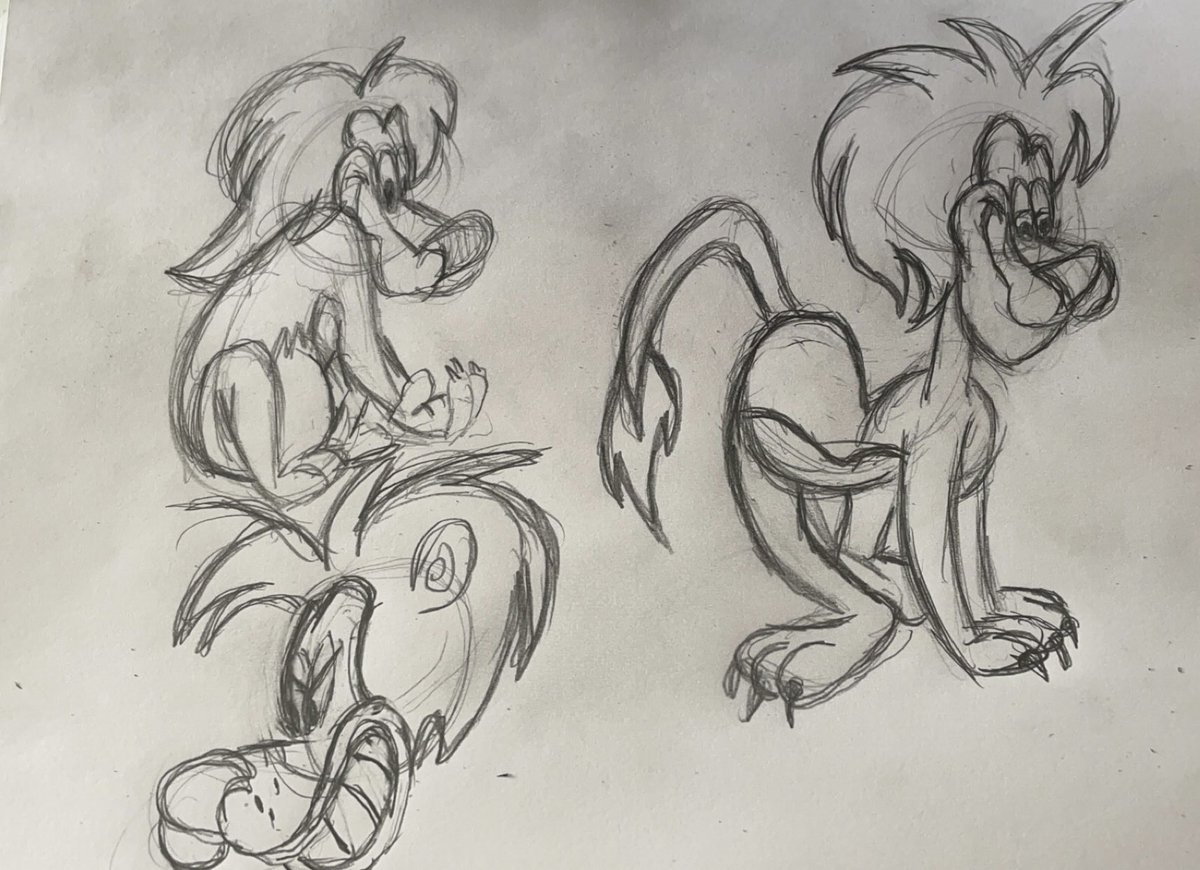 Tex Avery lions, good way to improve drawings is to study old cartoon model sheets 😝 I might share some other model sheets I’ve studied too