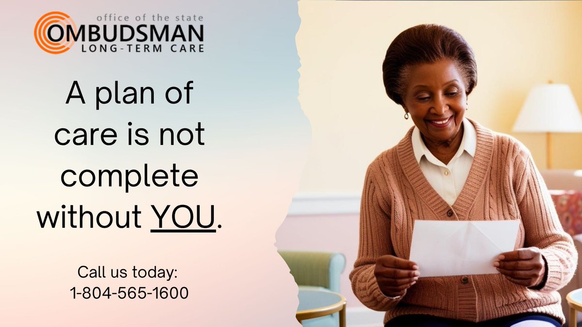A plan of care is not complete without YOU.