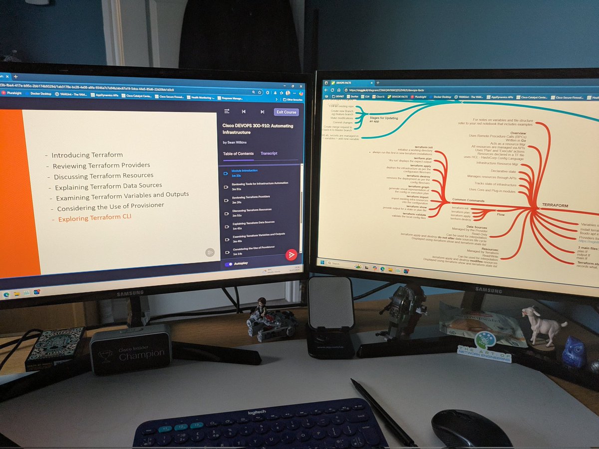 This evening I'm revising Terraform.

Providers, resources, configurations.

#TheresAlwaysTime
#DEavNET #DEVOPS
