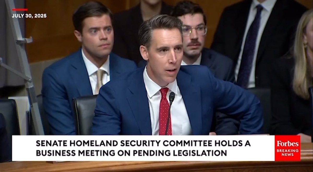 Who needs cable when you can watch Congress for free? 

Senator Josh Hawley introduced his bill to ban stock trading and the room LIT up. 

You won’t want to miss this recap 🍿 🧵