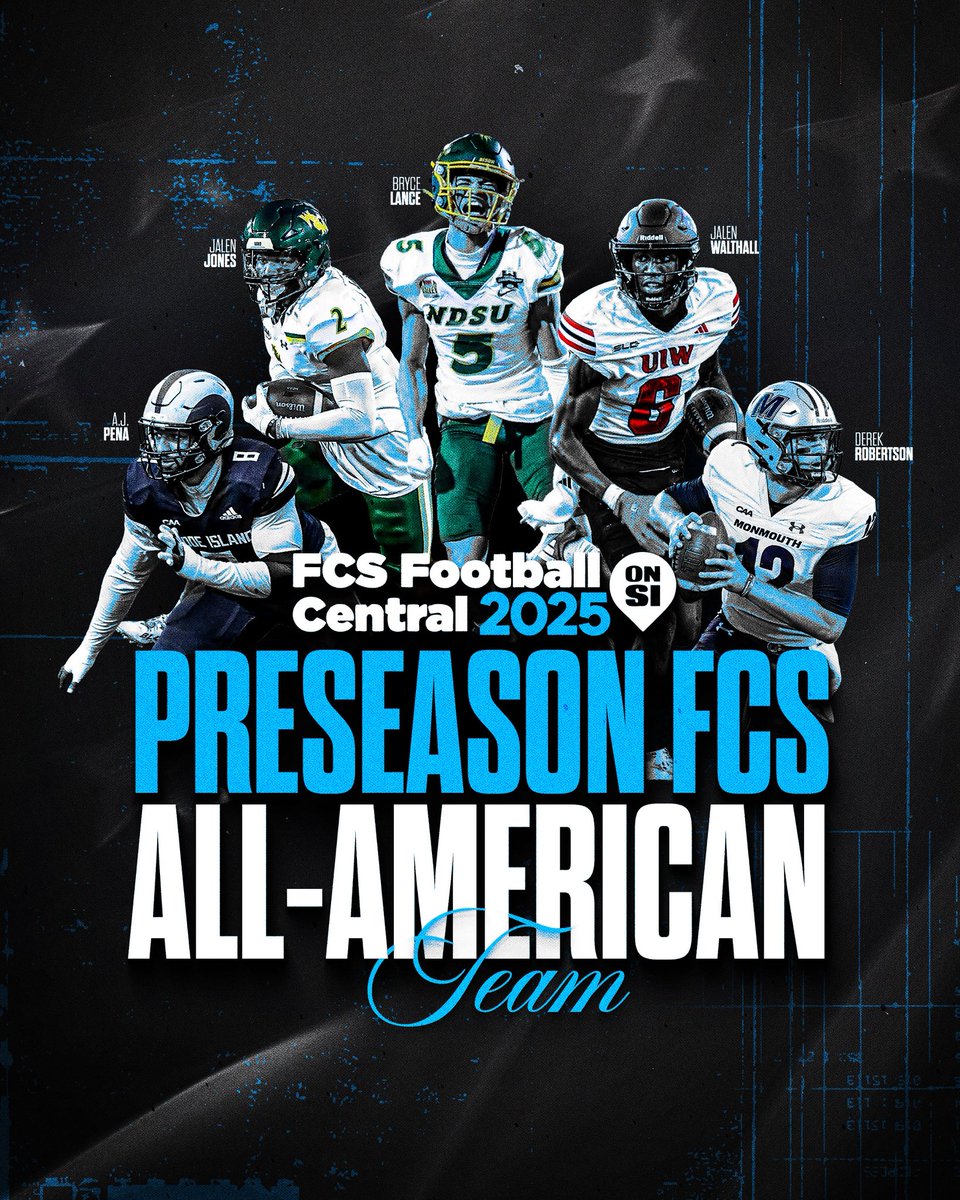 ICYMI: FCS Football Central revealed the 2025 Preseason All-American Team 🇺🇸

Full Release🗞️: si.com/college/fcs/20…