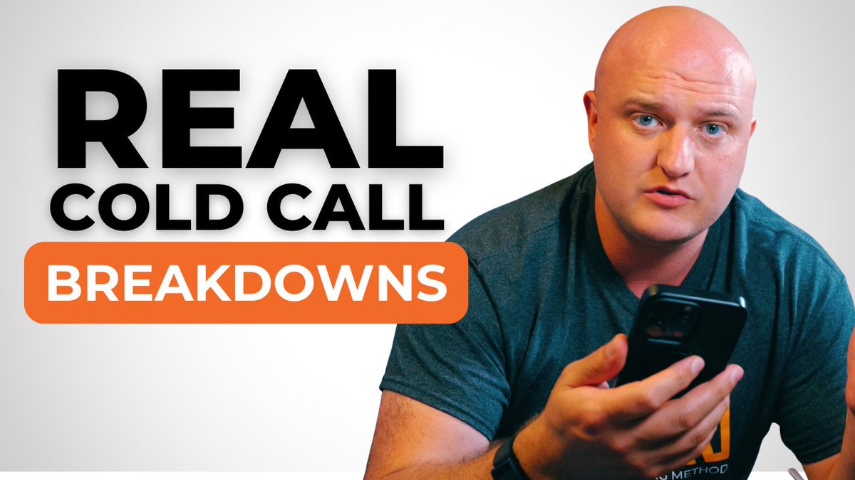 jonatanbarbera's tweet photo. Cold calls aren’t about talking fast or sounding smart.

They’re about trust and that’s built by slowing down.

I broke down 2 real calls from my students and showed exactly what to do differently.

Watch the full breakdown here: https://t.co/uGonrZK01p https://t.co/hcBot7pyWH
