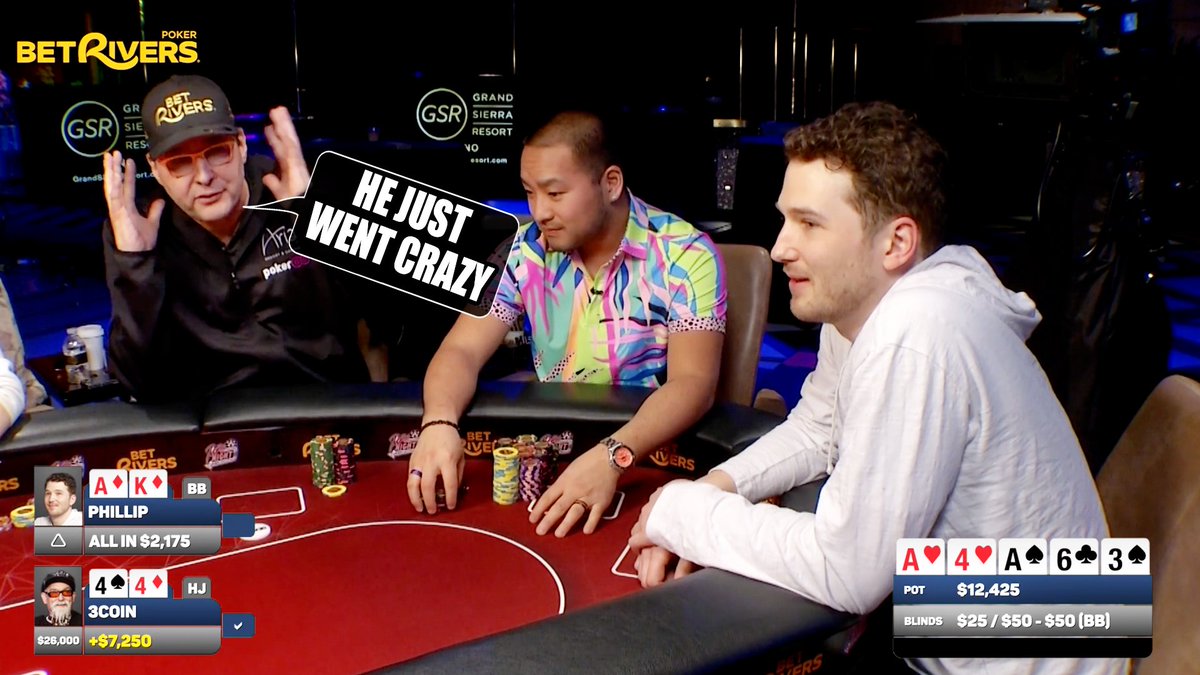 In case you missed it, episodes 1-4 of Hellmuth's Home Game are available on Youtube. 
🔗: youtu.be/X03pTpoH738