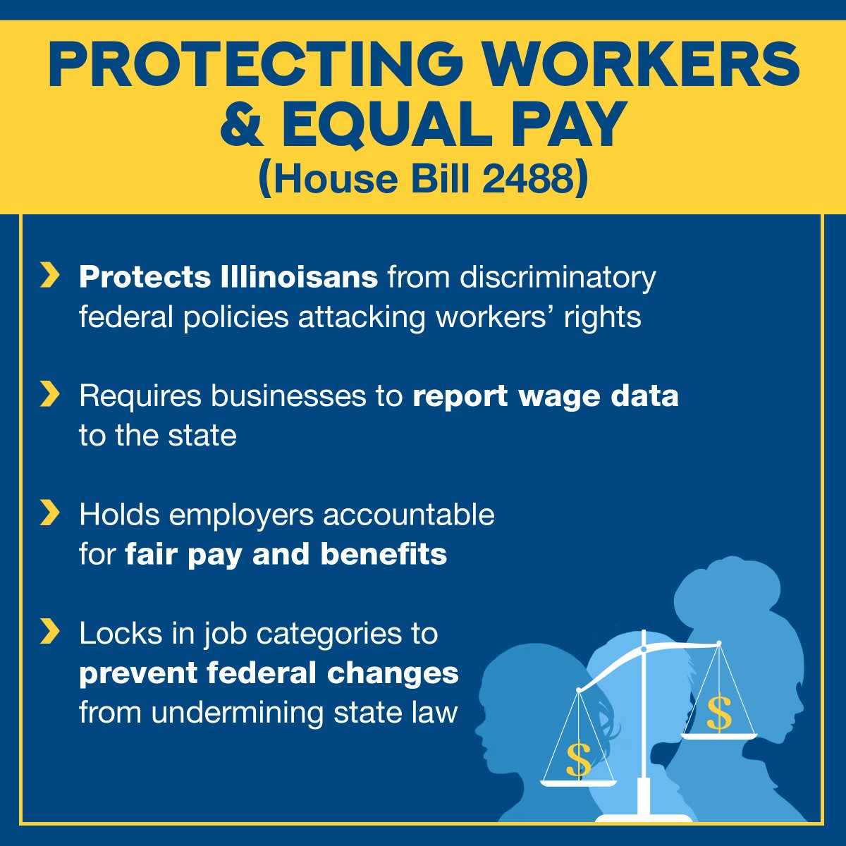 While workers continue to show up and keep our communities running, Illinois is holding employers accountable by making sure people are paid what they are owed. Learn more about efforts to secure fair workers’ rights and equal pay.