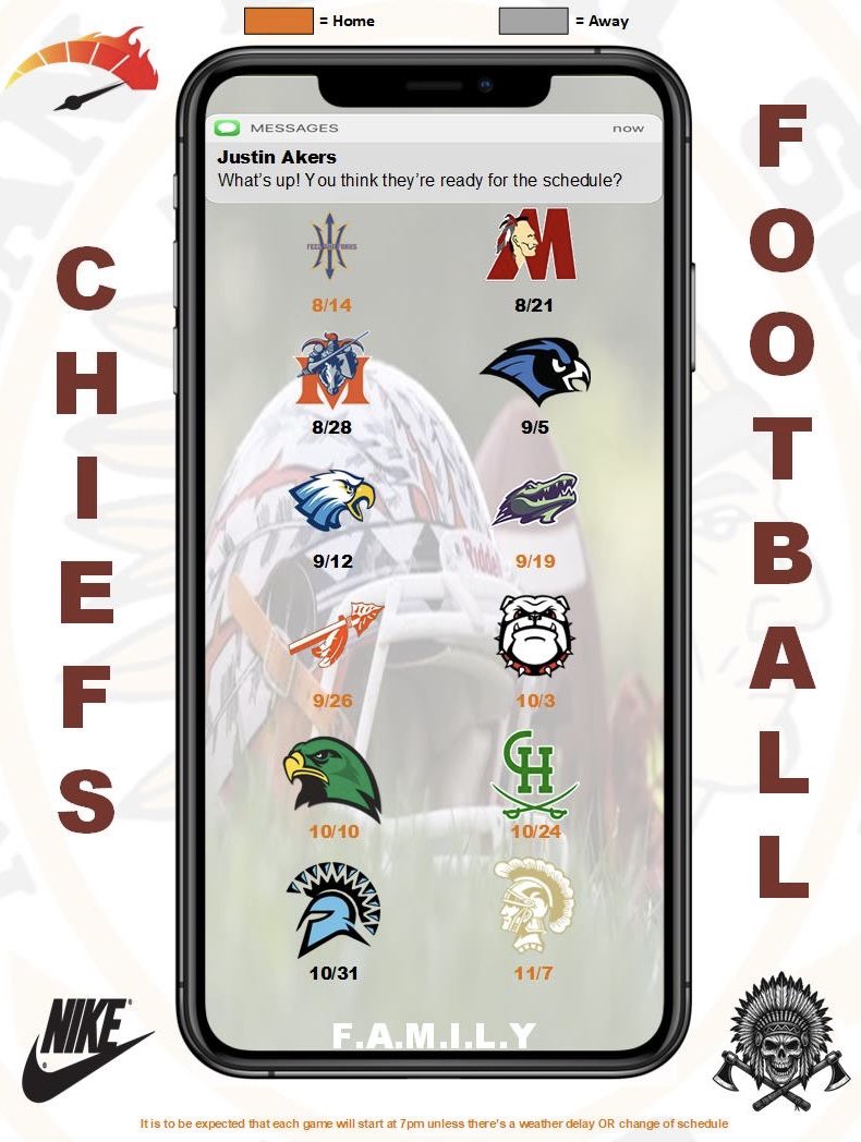 Monacan Chiefs Football (@monacanchiefsfb) on Twitter photo We’re sorry for the wait! When the Head Coach (<a href="/JustinAkers14/">Coach Akers</a>) reaches out, you have to deliver! The 2025 Season starts tomorrow 🔒🔥
#RedLine #GoChiefs 🪶 #FAMILY We’re sorry for the wait! When the Head Coach (<a href="/JustinAkers14/">Coach Akers</a>) reaches out, you have to deliver! The 2025 Season starts tomorrow 🔒🔥
#RedLine #GoChiefs 🪶 #FAMILY