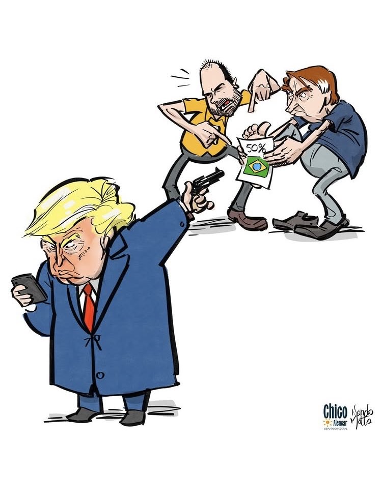 Tiro no pé, porque a justiça brasileira vai garantir a constituição e as leis brasileiras: sem anistia.                   TRUMP DITADOR.       
IMPUNIDADE NÃO PASSARÁ. 
ESTAMOS COM ALEXANDRE.