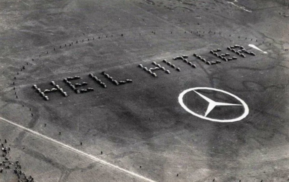 Mercedes Benz wishing Hitler a Happy Birthday
