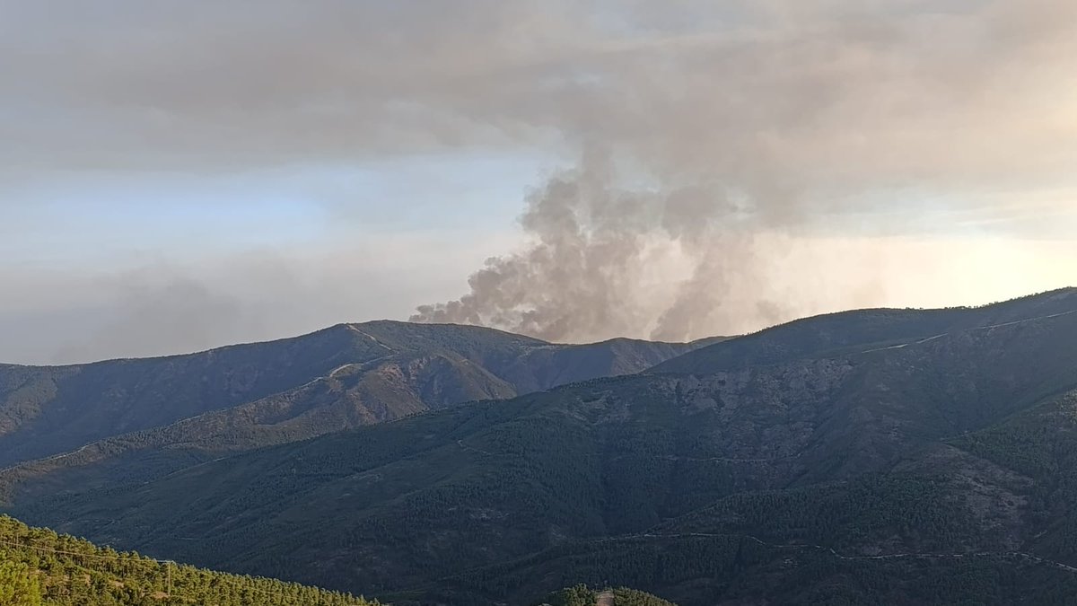 #Cáceres | Imagen actual del #IFCaminomorisco desde Cambroncino (20:44h).