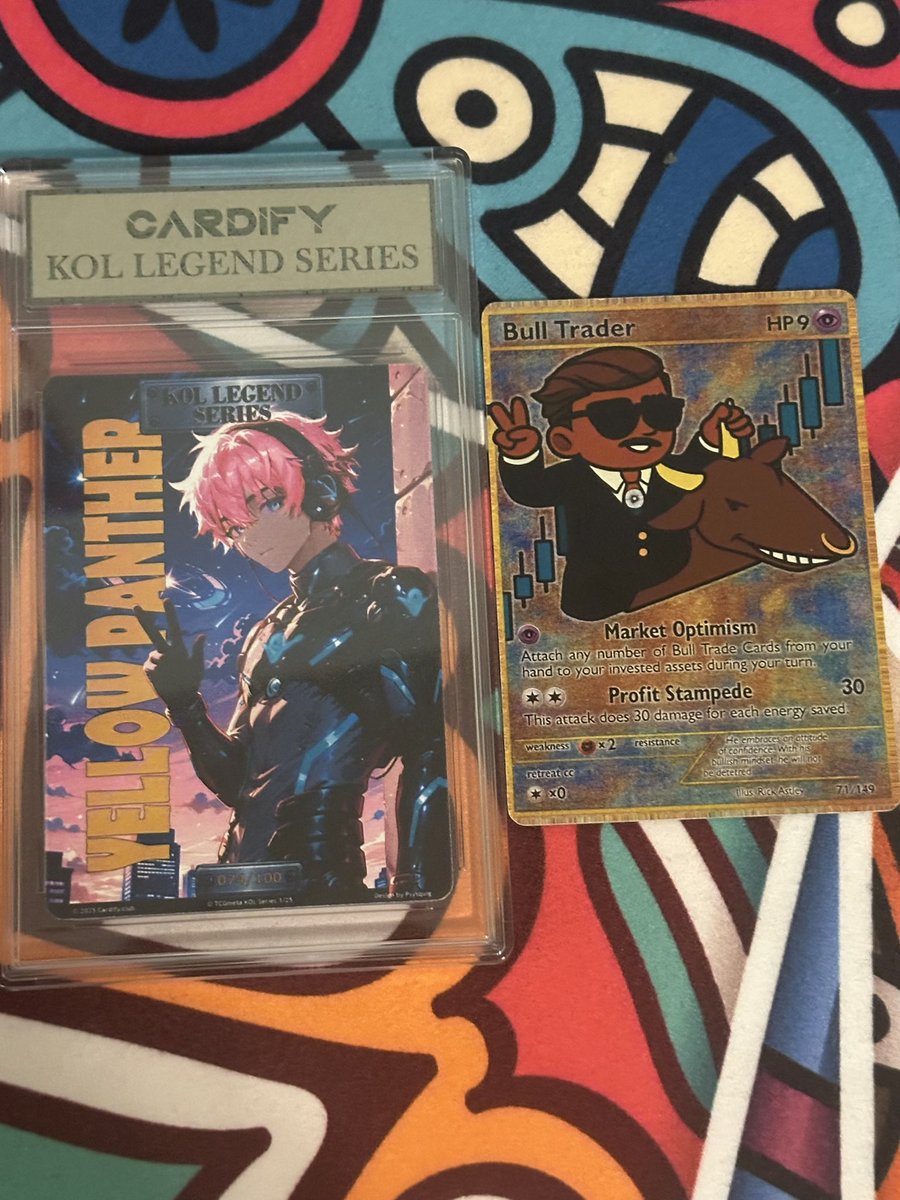 tradesgiving's tweet image. ooo yes the custom @yellowpantherx X @Cardify_Club cards have arrived 🔥 

Dope idea by @NickPlaysCrypto  as I think these will be in more demand as markets heat up/during conferences to proliferate the new IPs

Faux themed ones coming? 👀 @socialsrising