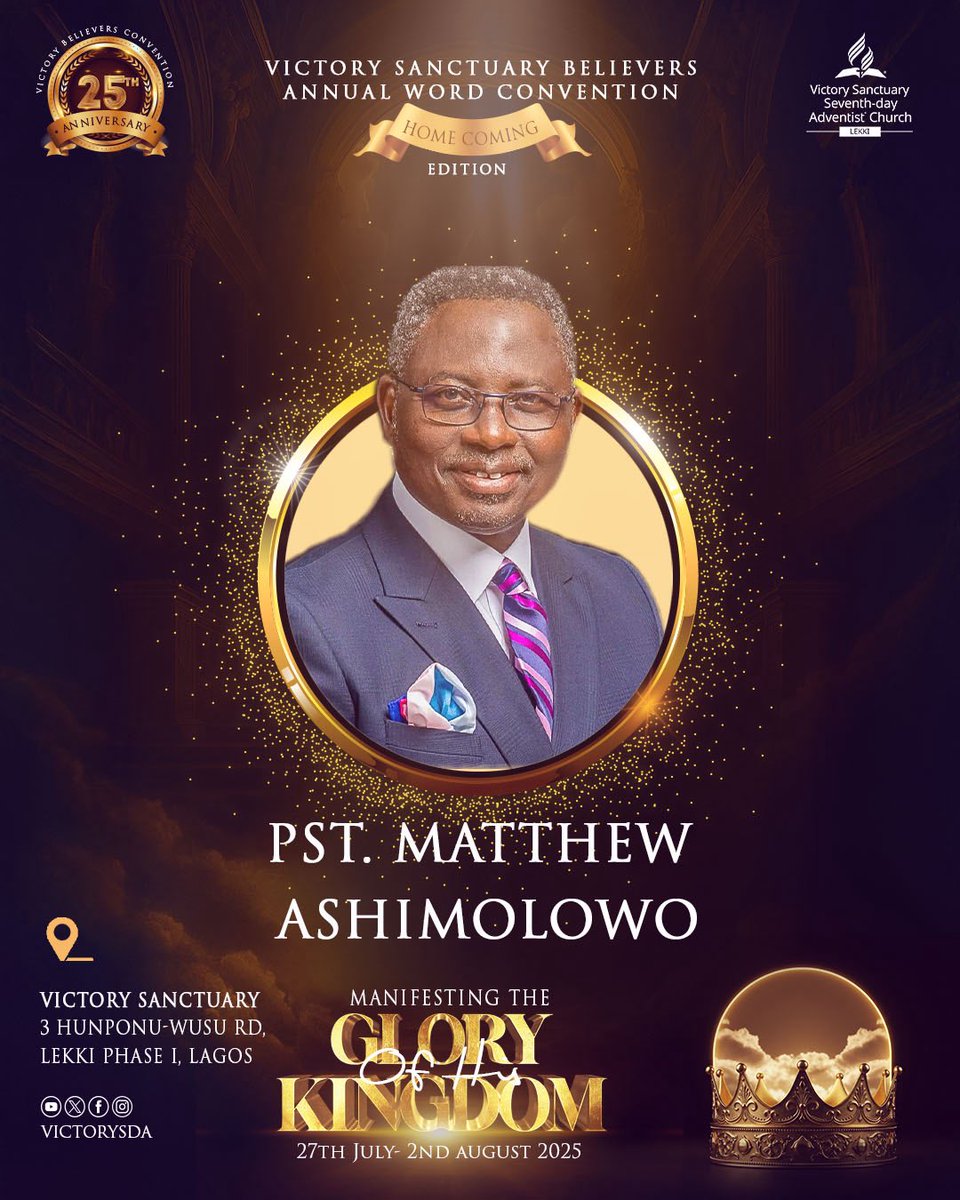 Power, word, healing, salvation, and the blessing are about to be released. 

Pst. <a href="/MatAshimolowo/">Matthew Ashimolowo</a> is about to minister to the power and blessing of God. 

It's about to rain power and healing at this convention like before.
#VBC2025 
#ManifestingHisKingdomGlory #25YearsOfVictory