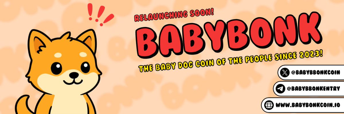⚠️ BabyBonk V2 Relaunch Info | Swap Portal NOT Live Yet!

📢 TOKEN SWAP NOT LIVE YET – Please wait for the official launch on babybonkcoin.io in August!

❌ Don’t trust ANY other links, DMs or bots – they are scams!

more information: t.me/BabyBonkEntry/…