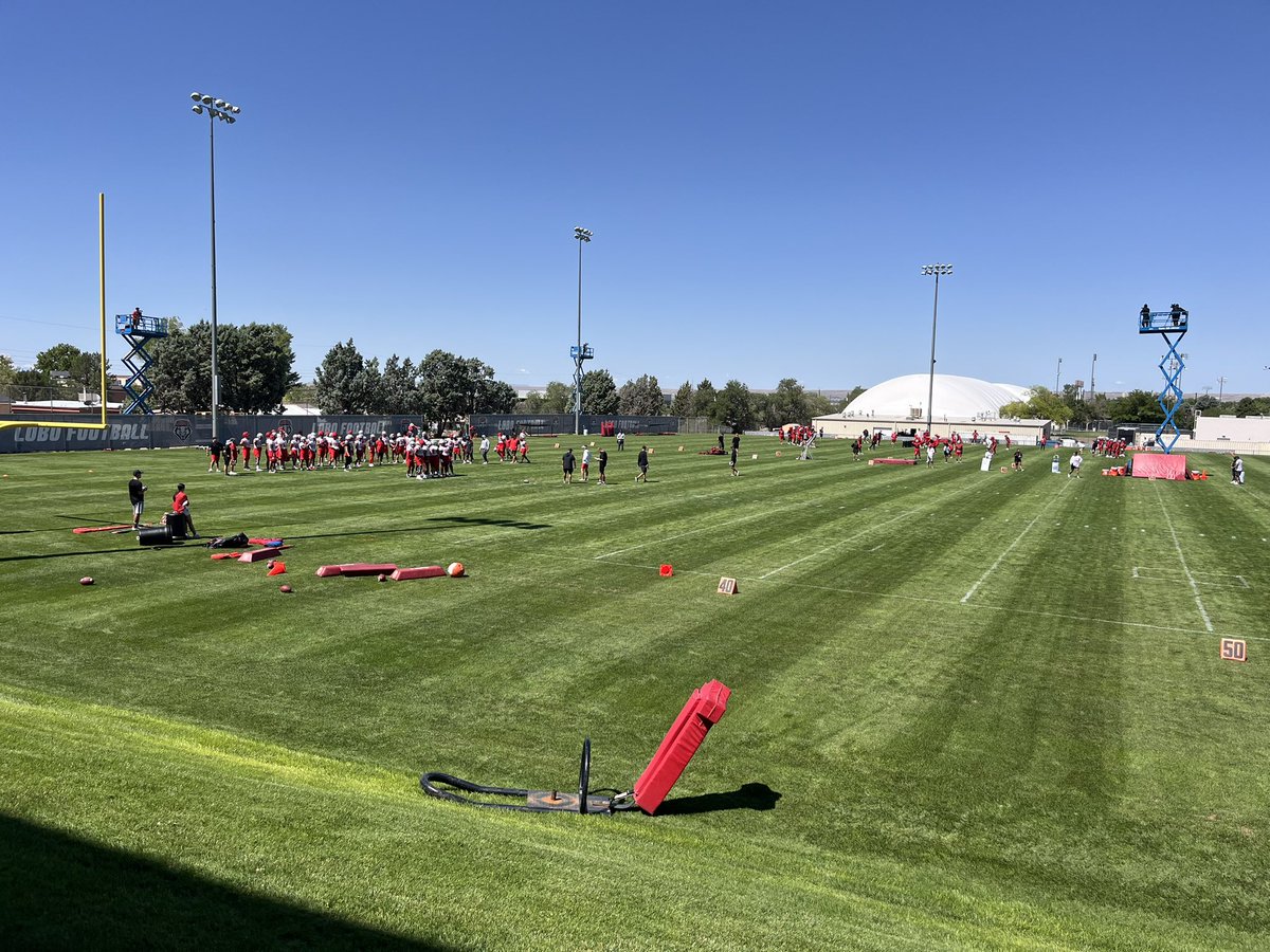 Beautiful morning supporting my guys at lobo football.