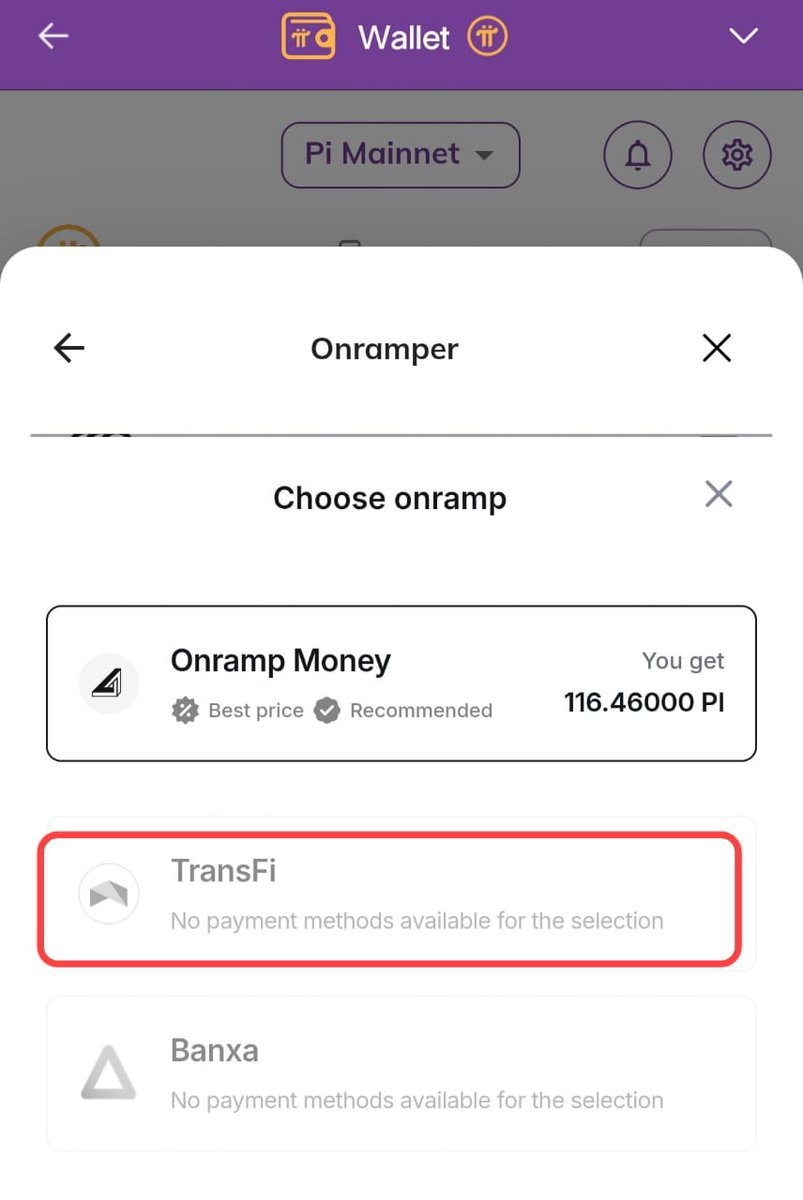 s_salunkhes's tweet image. Pi Wallet Just Got More Powerful! 🔥
A new on-ramp joins the scene — #TransFi now appears alongside Onramp Money &amp;amp; Banxa! 🛠️🚀

It may not be active yet, but this is a clear sign:
Fiat to Pi access is expanding — big things are coming! 💸🌍 #PiNetwok