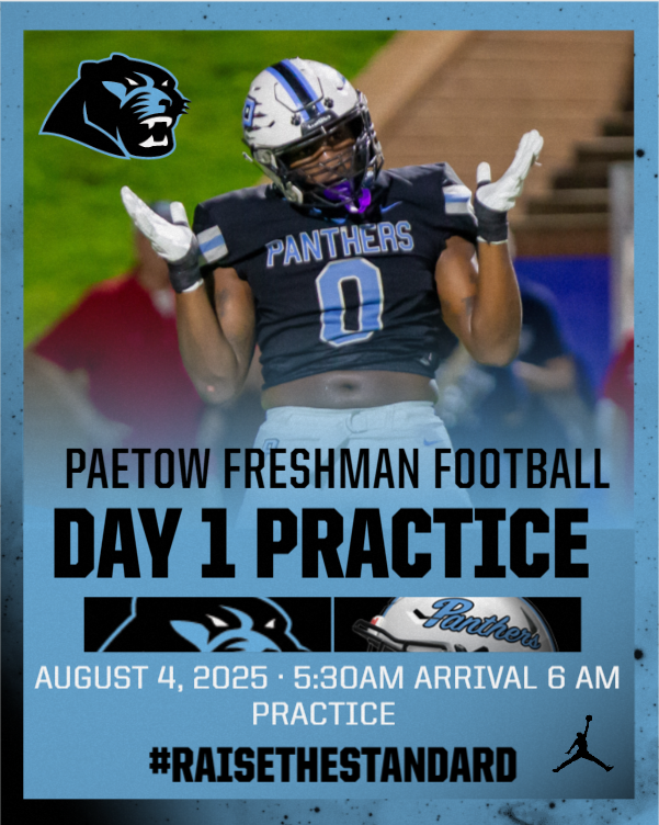 Day 1 of Freshman Practice Monday Aug 4th 6am! 

Equipment Pick up Thursday July 31st 9am!