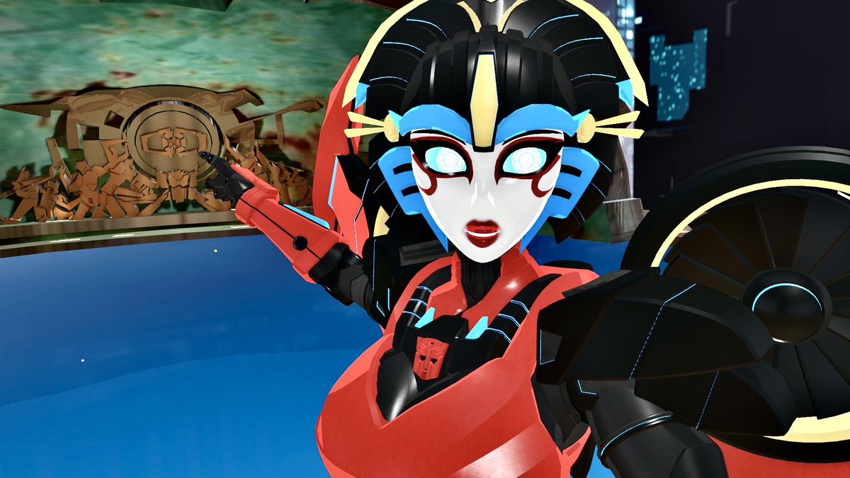 #vrchat #VRChatPhotography #vrchatavatar #valveplug #windblade #vrc 
.
.Avatar by <a href="/Reivene3D/">Reivene3D</a> 
.
This is a prized posession! Hope you enjoy my cell shading