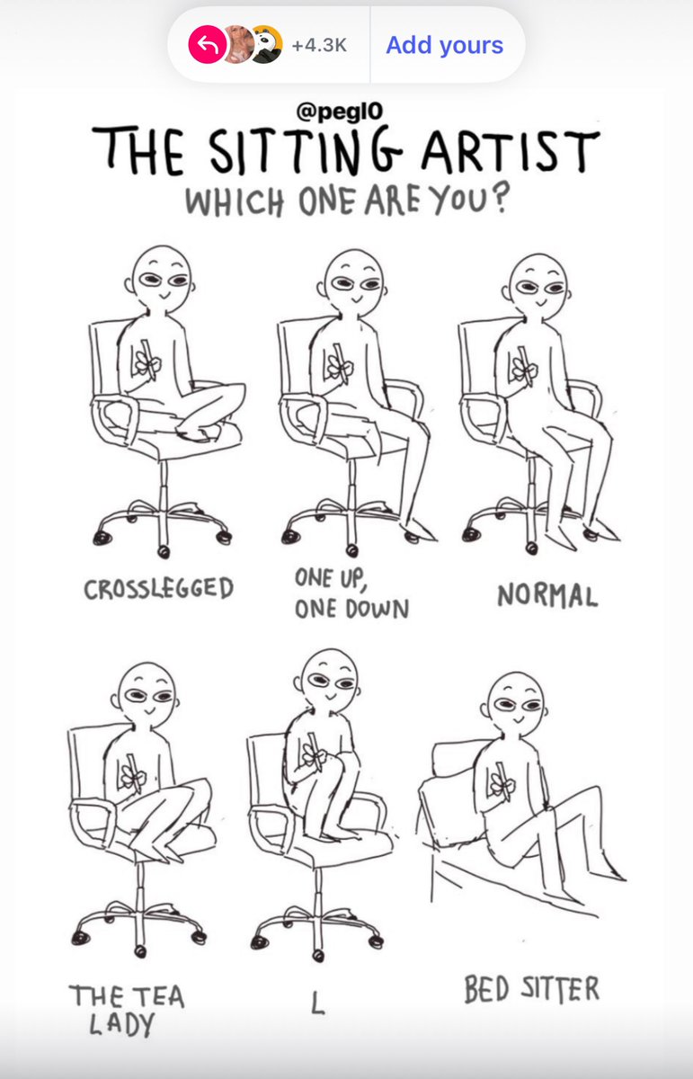 safaerie_garden's tweet image. which sitting artist are you ?