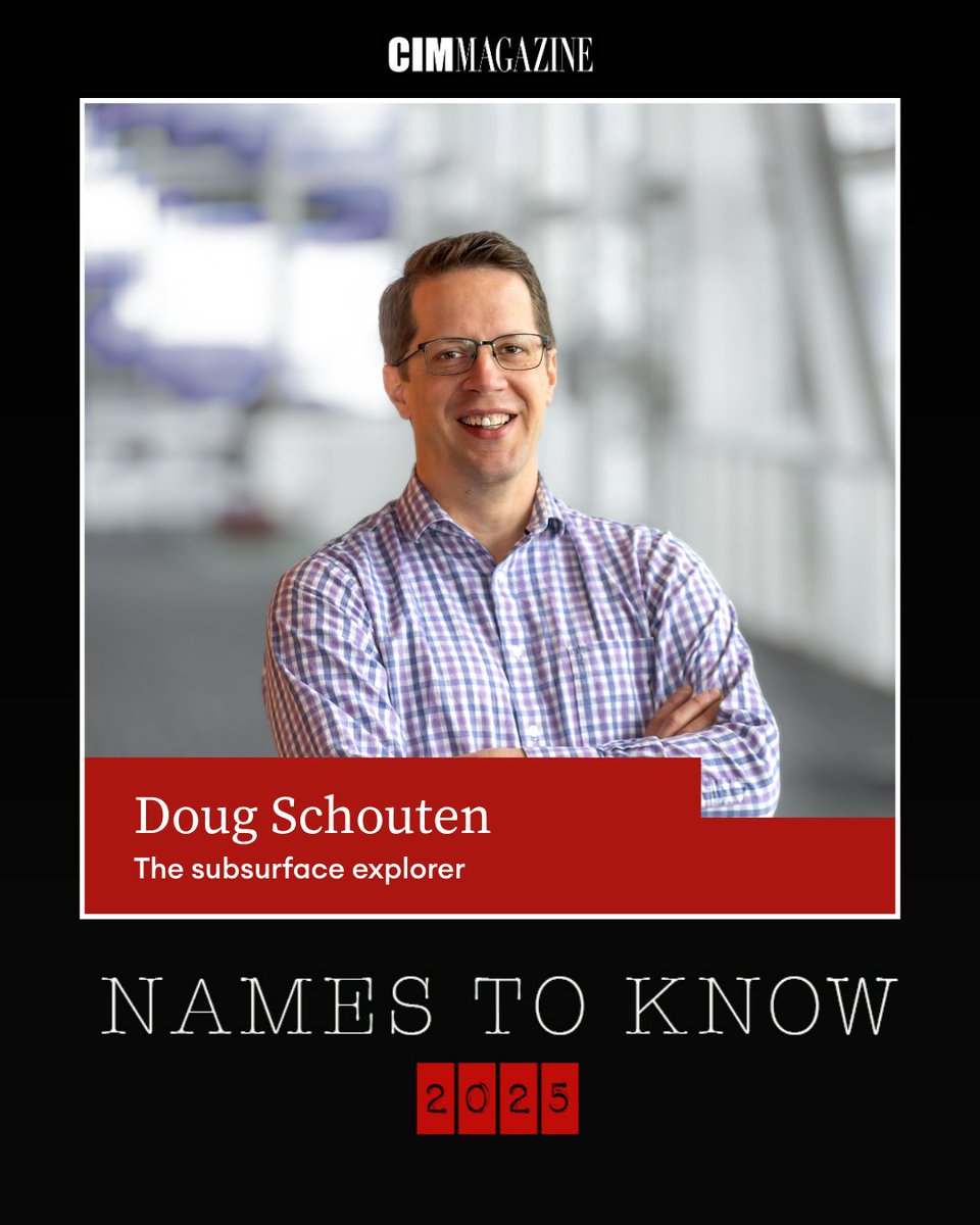 CIM_ICM's tweet image. Doug Schouten, chief technology officer and co-founder at Ideon Technologies, one of our 2025 names to know
magazine.cim.org/en/voices/ntk-…

#MiningNews #NamestoKnow #CIMntk #CanadianGiants