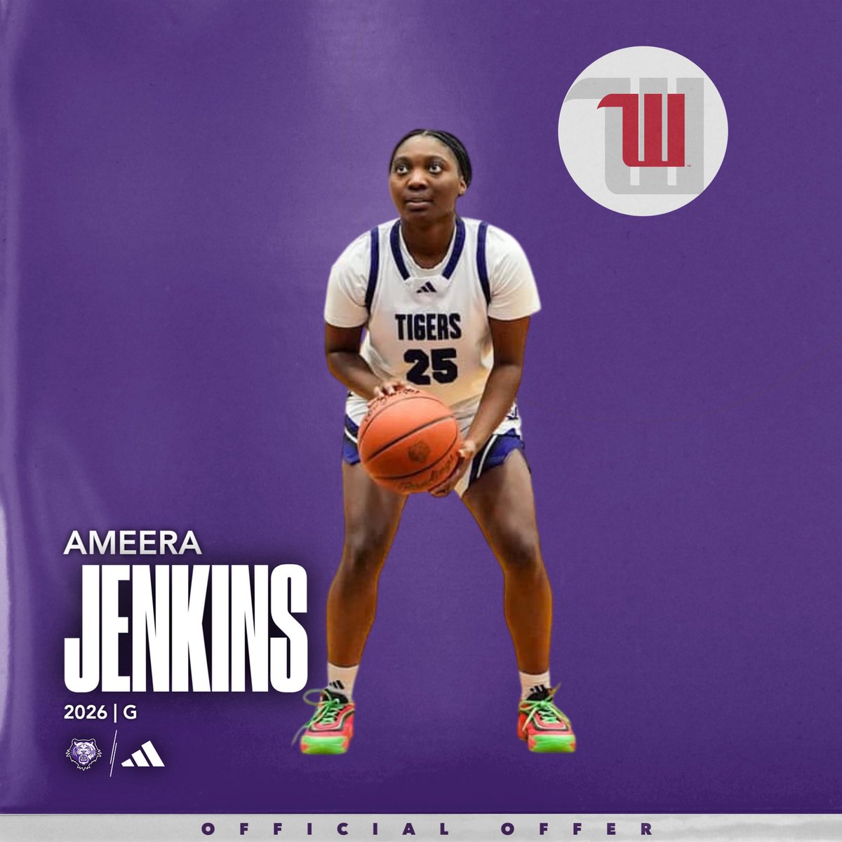 2026 G <a href="/ameera_jenkins/">Ameera Jenkins</a> has been offered by <a href="/wittwbb/">Witt Women's Basketball</a>! 

Congrats, Ameera!! ❤️🤍