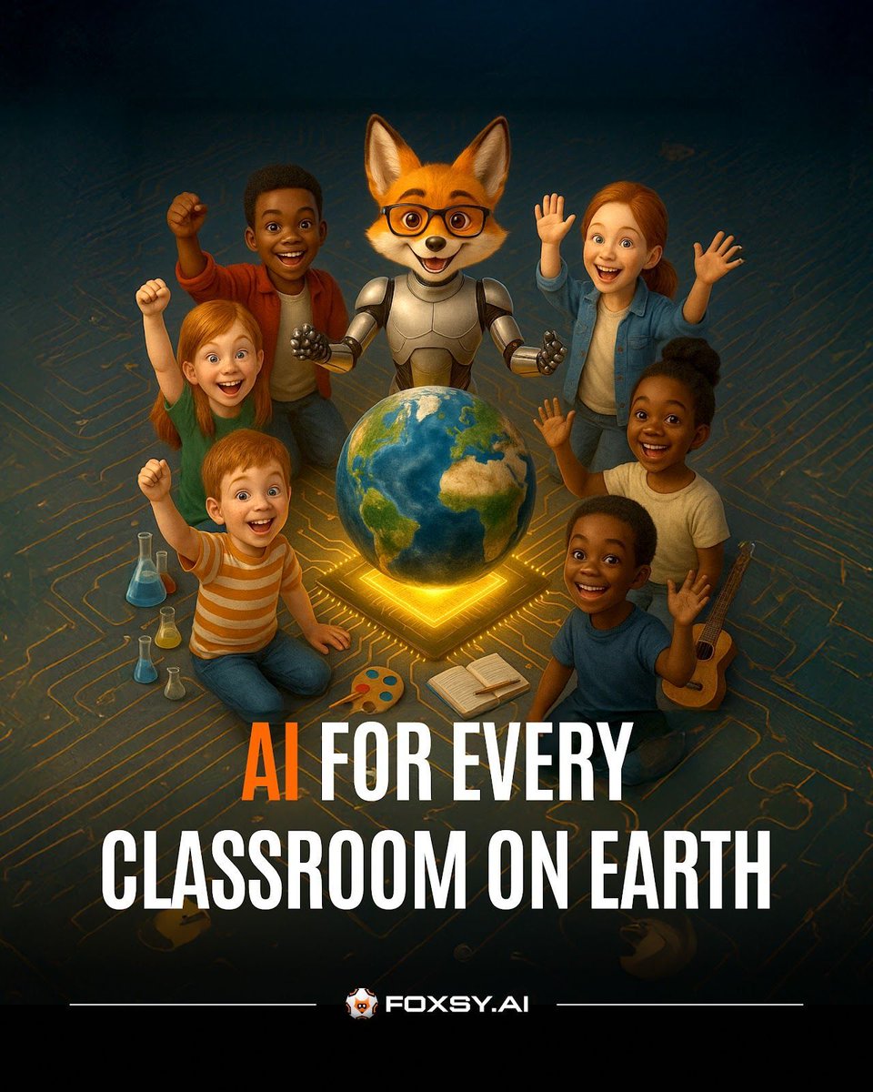 foxsy_ai's tweet image. Our mission is global 🌍
Remote learning. Decentralized access. AI tutors for underserved areas 🤖
Foxsy isn’t just for the elite — it’s for everyone 🙌
Education, borderless.
@PulsarMvX send 500 FOXSY to 100 reactions
#EdTechForAll #GlobalLearning