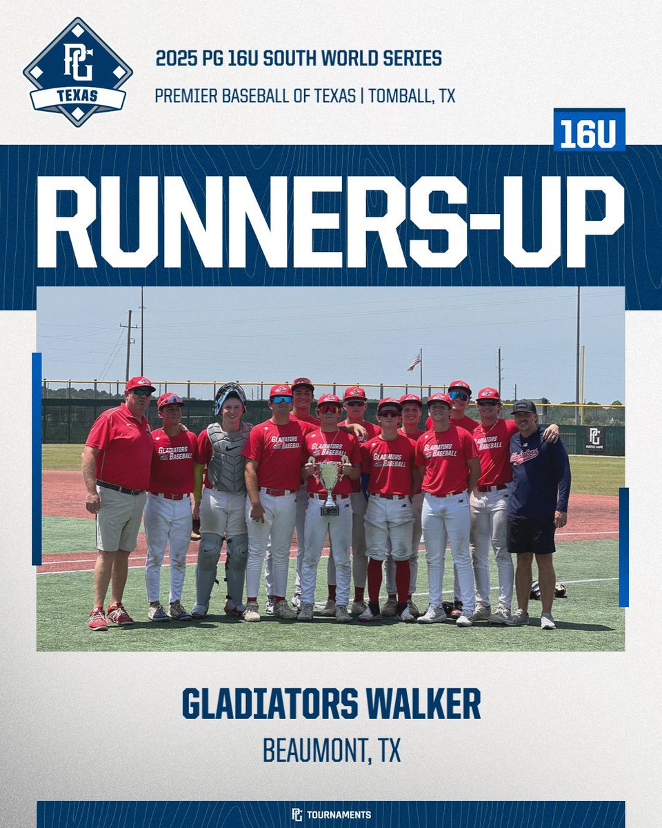 Glads Walker 16U brings home the 🥈