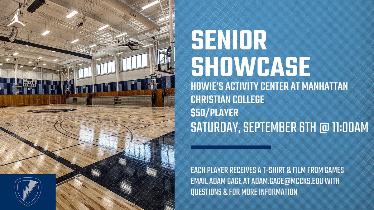 Opportunity Awaits! ⛈️🏀

There is still time to sign up for our annual Senior Showcase. We want to see YOU in Manhattan!

For more information, register using the link below! ⬇️ 

forms.gle/uDiddxgAMwaDFc…

#RollThunder