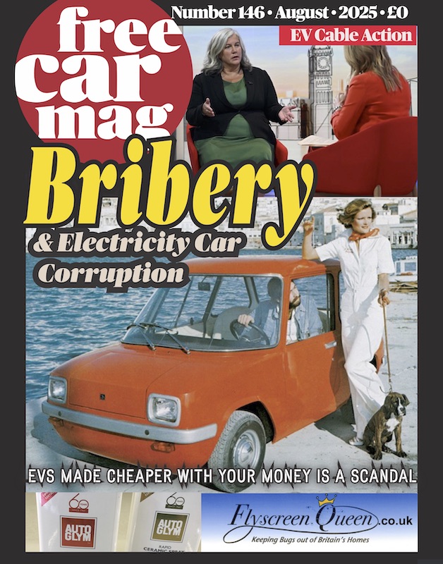 Free Car Mag (@freecarmag1) on Twitter photo EVs financed by UK taxpayer
Useful Products by <a href="/BulldogBDX/">BulldogBDX</a>
Pictures and stories by <a href="/Photos_KP/">Kiran Parmar</a>
Car Reviews by <a href="/Shahzad_Sheikh/">Brown Car Guy</a>
Books by <a href="/55th_Parallel/">David Milloy</a>
Books by <a href="/CorriganMJ/">Matthew Corrigan</a>
Standing up for Motorists
<a href="/TheABD/">𝗔𝗕𝗗 🇬🇧 🚘</a>
<a href="/ABD_Sussex/">ABD_Sussex</a>
<a href="/NetZeroWatch/">Net Zero Watch</a>
<a href="/FairFuelUK/">.</a> EVs financed by UK taxpayer
Useful Products by <a href="/BulldogBDX/">BulldogBDX</a>
Pictures and stories by <a href="/Photos_KP/">Kiran Parmar</a>
Car Reviews by <a href="/Shahzad_Sheikh/">Brown Car Guy</a>
Books by <a href="/55th_Parallel/">David Milloy</a>
Books by <a href="/CorriganMJ/">Matthew Corrigan</a>
Standing up for Motorists
<a href="/TheABD/">𝗔𝗕𝗗 🇬🇧 🚘</a>
<a href="/ABD_Sussex/">ABD_Sussex</a>
<a href="/NetZeroWatch/">Net Zero Watch</a>
<a href="/FairFuelUK/">.</a>
