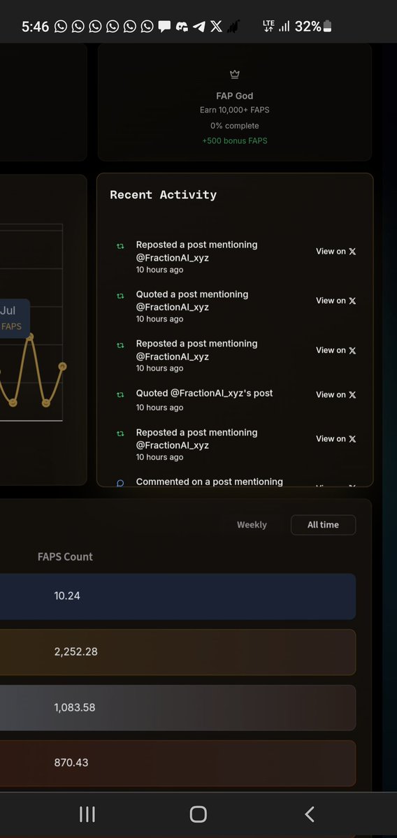 its high time i started  bull posting <a href="/cysic_xyz/">Cysic</a> 
 sure this will be worth the journey, who's in????
Super bullish on cysic
Gmsor
🚨   Originality is the Currency.

Prompt Club rules are simple.

Show up to <a href="/FractionAI_xyz/">Fraction AI</a> , inject your best, and evolve. 
Everything else