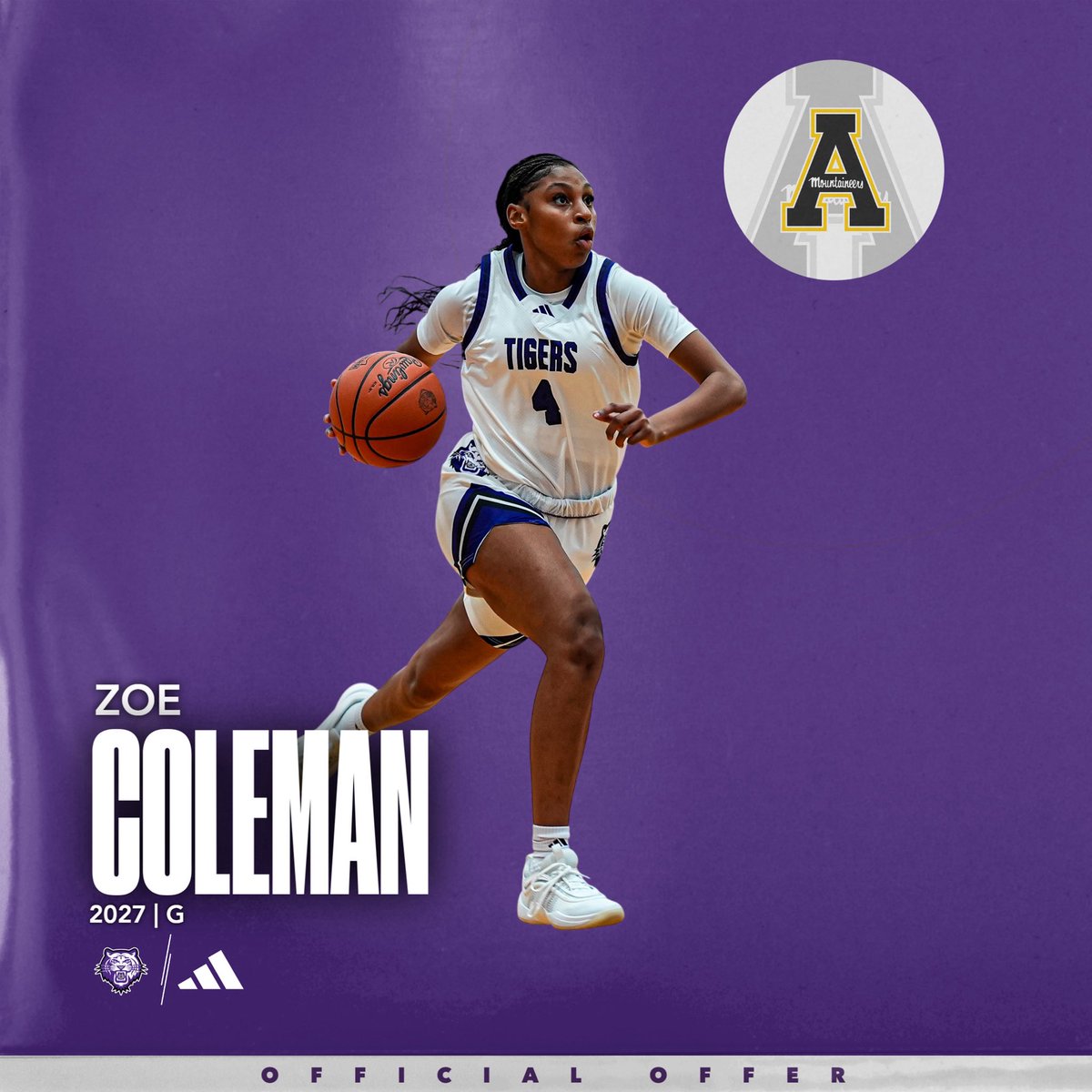2027 G <a href="/Zoecoleman_10/">Zoe Coleman</a> adds an offer from <a href="/AppStateWBB/">App State WBB</a> ! 

Congrats, Zoe!! 🖤💛