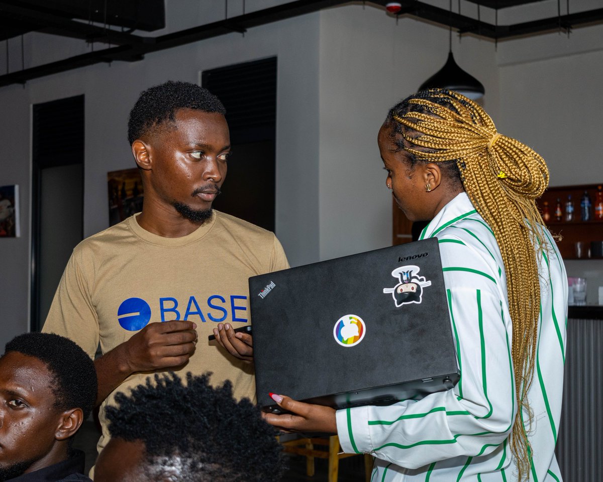 Gitonga2050's tweet image. As myself and @DoreenAtieno17 step into the role of @BasedEastAfrica ambassadors ,
we celebrated @ethereum turning 10 with Kisumu folks ! Tried out the @baseapp 
Grateful to the @Web3WayAfrica for hosting us and @BasedKago for the support!
#ethereumat10 was great! Dala is based!