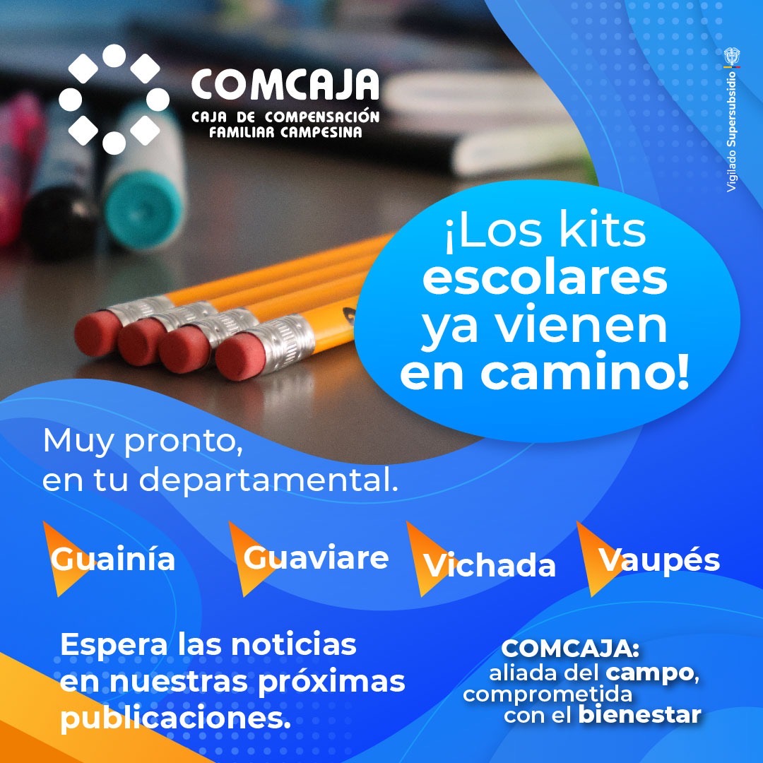 📦✨ ¡Buenas noticias para nuestras familias!
Muy pronto, los kits escolares estarán llegando a cada departamental.

👀 Mantente atento a nuestras próximas publicaciones
para conocer fechas, lugares y más detalles.

#KitsEscolaresCOMCAJA
#EducaciónConPropósito
#COMCAJAContigo