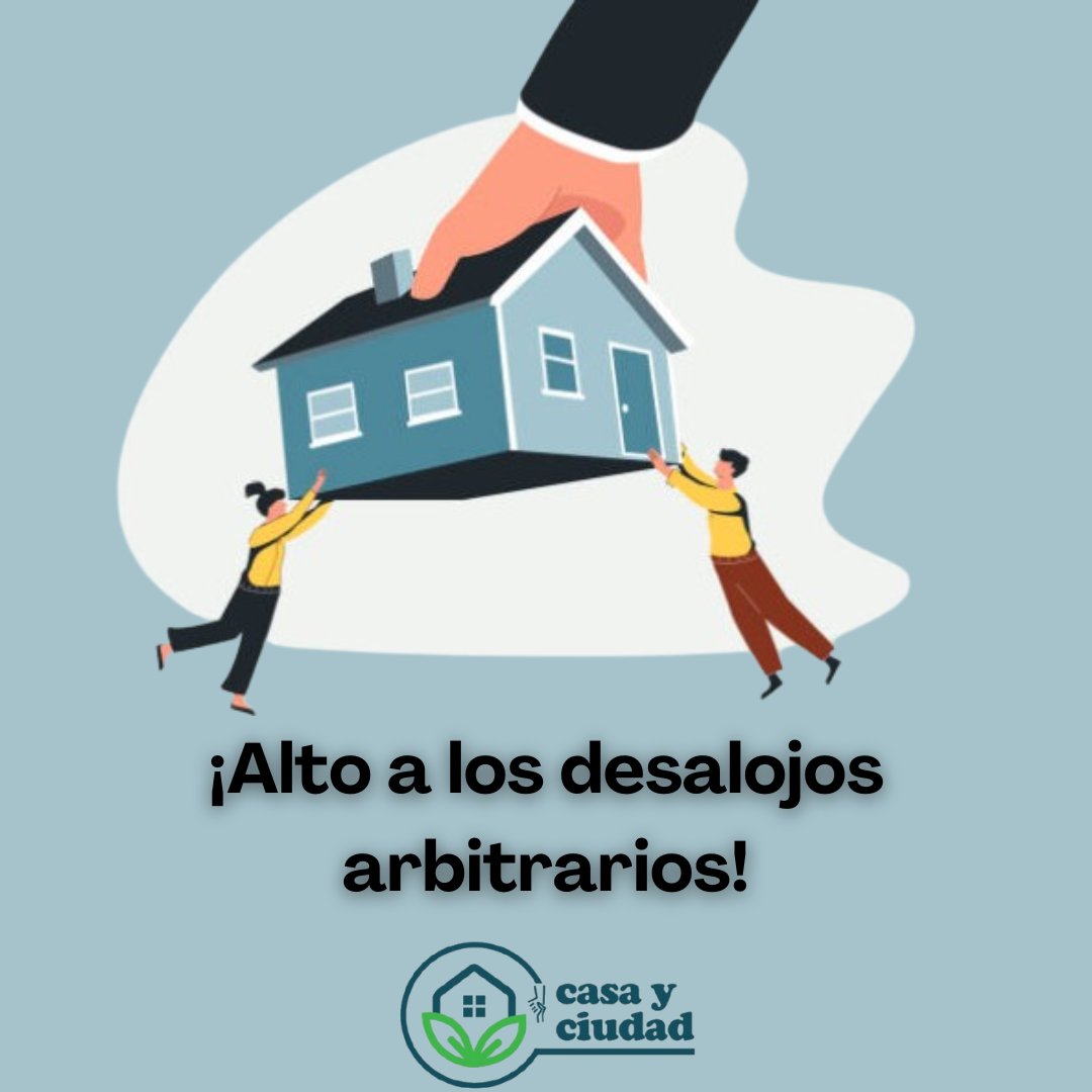CiudadCasa's tweet photo. 🚫 Los desalojos arbitrarios son una violación a los derechos humanos.
 Nadie debería ser expulsado de su hogar sin diálogo, sin alternativas, sin justicia.
#NoMásDesalojos #DHVA #ProducciónSocialDelHábitat https://t.co/PijYlUWcKm