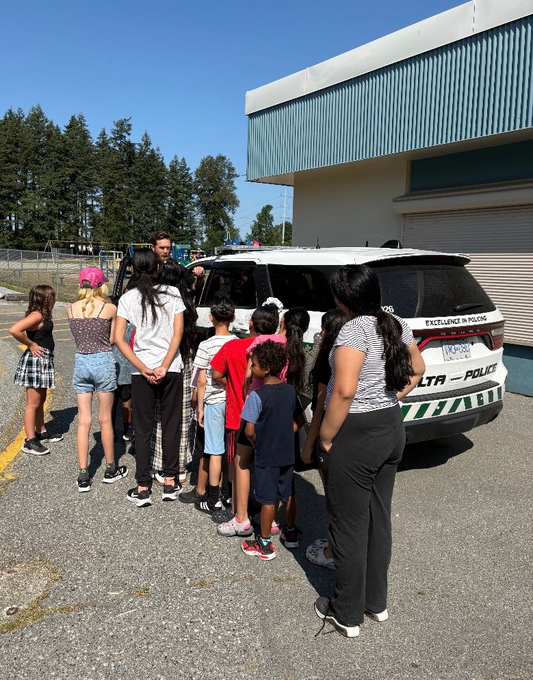 DIVERSEcityBC (@diversecitybc) on Twitter photo Last week at DIVERSEcity’s School’s Out Summer Camp, our campers had a special visit from <a href="/deltapolice/">Delta Police Department</a> and let the kids explore a police car up close! Inspired, the kids wrote thank you letters to the officers after!
Thank you to <a href="/UnitedWay_BC/">United Way BC</a> for making these moments possible. Last week at DIVERSEcity’s School’s Out Summer Camp, our campers had a special visit from <a href="/deltapolice/">Delta Police Department</a> and let the kids explore a police car up close! Inspired, the kids wrote thank you letters to the officers after!
Thank you to <a href="/UnitedWay_BC/">United Way BC</a> for making these moments possible.